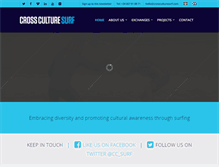 Tablet Screenshot of crossculturesurf.com